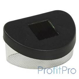 ЭРА Б0018819 Садовый светильник SL-PL8-MNT1 черный на солнечной батарее, пластик, 5,5 см 