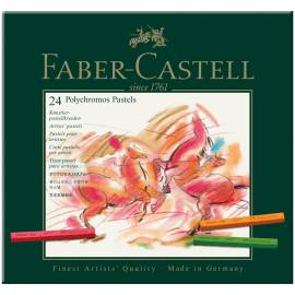 Пастель художественная Faber-Castell "Polychromos" 24цв., картон. упак.