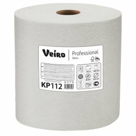 Полотенца бумажные в рулонах Veiro Professional "Basic" (ультрапрочные), 2-слойн., 172м/рул