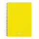 Тетрадь 60л., А5, клетка на гребне Erich Krause "Classic", желтая пластиковая обложка