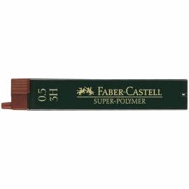 Грифели для механических карандашей Faber-Castell "Super-Polymer", 12шт., 0,5мм, 3H