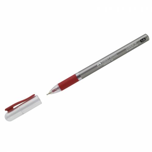 Ручка шариковая Faber-Castell "Speedx" красная, 1,0мм, грип