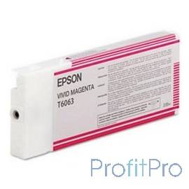 Epson C13T606300 картридж к St.Pro 4800/4880 (Vivid Magenta), 220 мл. (LFP)