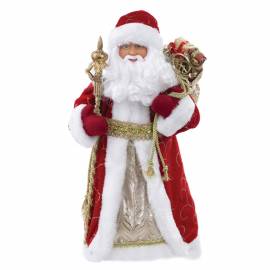 Декоративная кукла "Дед Мороз в красном костюме", 30см