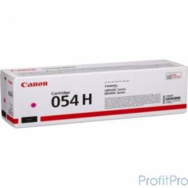 Canon Cartridge 054 HM 3026C002 Тонер-картридж для Canon MF645Cx/MF643Cdw/MF641Cw, LBP621/623 (2300 стр.) пурпурный