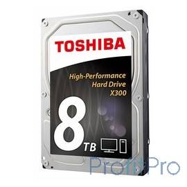 8TB Toshiba X300 (HDWF180UZSVA) SATA 6.0Gb/s, 7200 rpm, 128Mb buffer, 3.5"