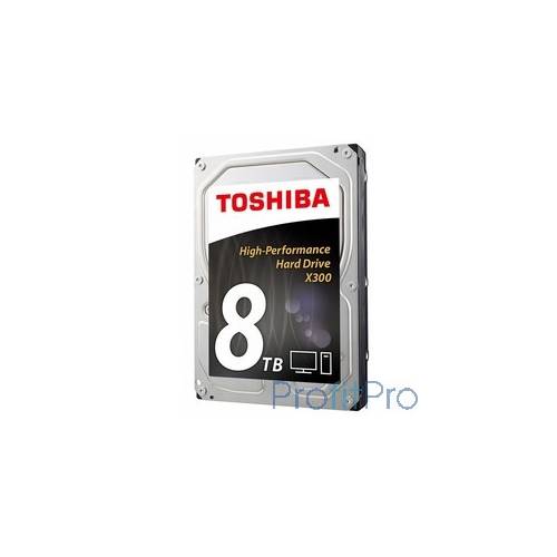 8TB Toshiba X300 (HDWF180UZSVA) SATA 6.0Gb/s, 7200 rpm, 128Mb buffer, 3.5"