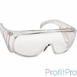 Очки DEXX защитные, поликарбонатная монолинза с боковой вентиляцией, прозрачные [11050]