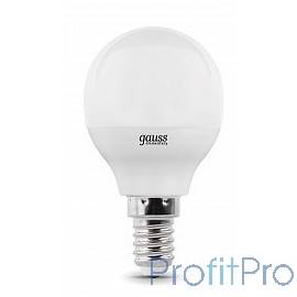 GAUSS 53122 Светодиодная лампа LED Elementary Шар 12W 920lm E14 4100K 1/10/100 0