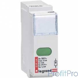 Legrand 003944 Сменный модуль для устройств защиты от импульсных перенапряжений - для устройств Кат. № 0 039 40/41/43 - Imax 15