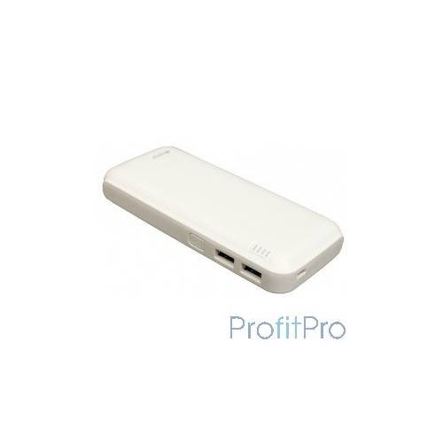HIPER SP12500 Мобильный аккумулятор Li-Ion 12500mAh 2.1A+1A белый 2xUSB