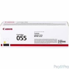 Canon Cartridge 055 HY 3017C002 Тонер-картридж для Canon MF746Cx/MF744Cdw (5 900 стр.) жёлтый