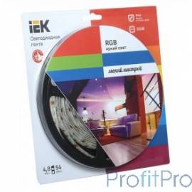 Iek LSR1-3-054-65-1-05 Лента LED 5м блистер LSR-3528RGB54-4.8-IP65-12V IEK-eco красный/зеленый/синий