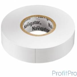 Navigator 71102 Изолента NIT-B15-20/WH белая