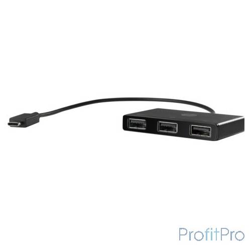 HP [Z6A00AA] USB-C to 3 USB-A Hub (Elite x2 1012 G2/Pro x2 612 G2/Probook x360 G1/Elitebook x360/820G4/840G4/850G4/745G4/755G4/