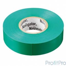 Navigator 71232 Изолента NIT-B15-10/G зелёная
