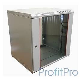 ЦМО! Шкаф телеком. настенный разборный 12U (600х520) дверь стекло (ШРН-Э-12.500)(1 коробка)