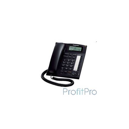 Panasonic KX-TS2388RUB (черный) индикатор вызова,повторный набор последнего номера,4 уровня громкости звонка
