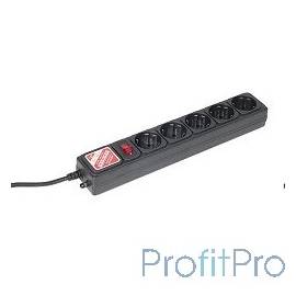 PowerCube Фильтр B, 1.95м, 5 евророзеток (SPG-B-6-Black), черный
