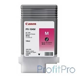 Canon PFI-104M 3631B001 Картридж для Canon iPF750, Пурпурный, 130 мл.