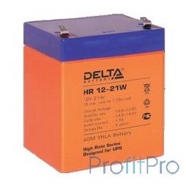 Delta HR 12-21W (5 А\ч, 12В) свинцово- кислотный аккумулятор 