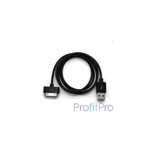 Gembird/Cablexpert CC-USB-AP1MB Кабель USB AM/Apple для iPad/iPhone/iPod, 1м черный, пакет 
