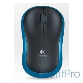910-002239 Logitech Wireless Mouse M185 dark blue USB 