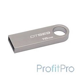 Kingston USB Drive 16Gb DTSE9H/16GB серебристый USB2.0