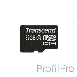Micro SecureDigital 32Gb Transcend TS32GUSDHC10 MicroSDHC Class 10, SD adapter