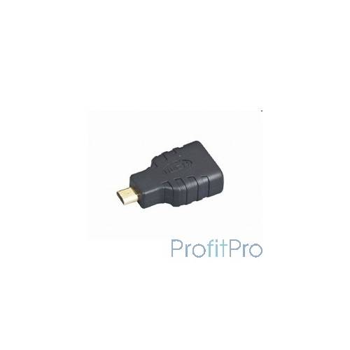 Gembird Переходник HDMI-microHDMI 19F/19M, золотые разъемы, пакет [A-HDMI-FD]