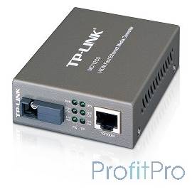 TP-Link MC112CS(UN) Медиаконвертер 10/100M RJ45 to 100M single-mode, Full-duplex, up to 20Km SMB