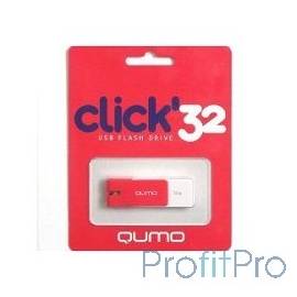 USB 2.0 QUMO 32GB Click [QM32GUD-CLK-Crimson]