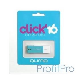 USB 2.0 QUMO 16GB Click [QM16GUD-CLK-Azure] 
