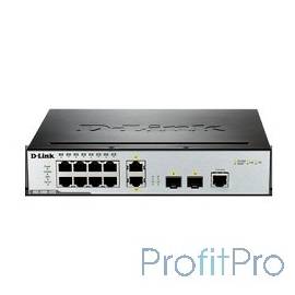 D-Link DGS-3000-10TC/A1A/A2A Управляемый коммутатор 2 уровня с 8 портами 10/100/1000Base-T Gigabit Ethernet + 2 комбо-портами 1