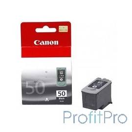 Canon PG-50Bk 0616B001 Картридж для PIXMA MP150/MP160/MP170/MP180/MP450/MP460/MX300/MX310/iP2200, FAX-JX200/JX210 JX500/JX510,Ч