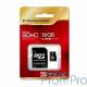 Micro SecureDigital 16Gb Silicon Power SP016GBSTH010V10-SP MicroSDHC Class 10, SD adapter