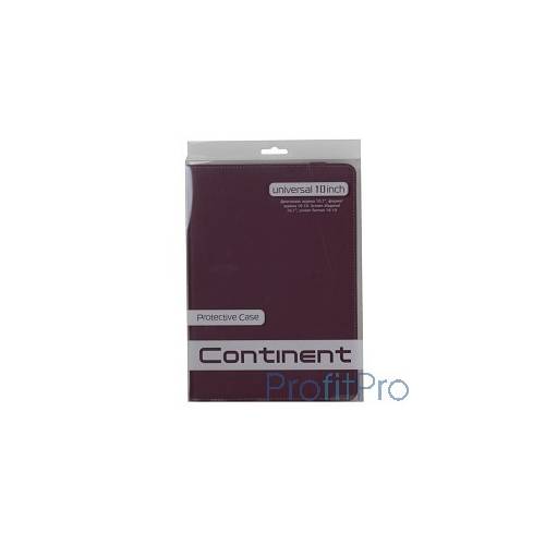 Чехол Continent UTH-102 VT универсальный для устройств с матрицей до 10,1&apos&apos,Эко кожа/Пластик, фиолетовый