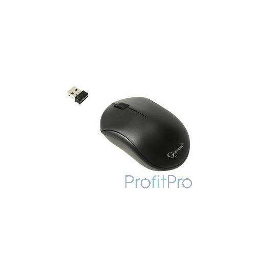 Gembird MUSW-205 Black USB Мышь беспроводная, 2кн.+колесо-кнопка, 2.4ГГц