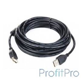 Gembird/Cablexpert CC-USB2-AMAF-6B USB 2.0 кабель удлинительный 1.8м AM/AF ,черный, пакет 