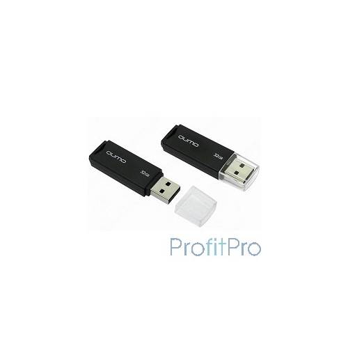 USB 2.0 QUMO 32GB Tropic Black [QM32GUD-TRP-Black] 