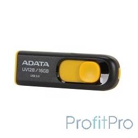 A-DATA Flash Drive 16Gb UV128 AUV128-16G-RBY USB3.0, Black-Yellow