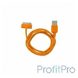 Кабель 30-pin to USB Human Friends Super Link Rainbow C Orange, 1м, для Iphone 3G\3Gs\4\4s, iPad 1\2\3, iPod 5 g\classic\nano 1