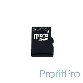 Micro SecureDigital 4Gb QUMO QM4GMICSDHC10 MicroSDHC Class 10, SD adapter