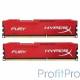 Kingston DDR3 DIMM 16GB (PC3-12800) 1600MHz Kit (2 x 8GB) HX316C10FRK2/16 HyperX Fury Red Series CL10