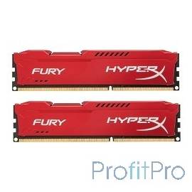 Kingston DDR3 DIMM 16GB (PC3-12800) 1600MHz Kit (2 x 8GB) HX316C10FRK2/16 HyperX Fury Red Series CL10