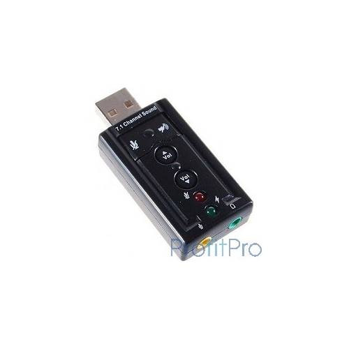 C-media ASIA USB 8C V & V Звуковая карта USB TRUA71 (C-Media CM108) 2.0 channel out 44-48KHz volume control (7.1 virtual channe