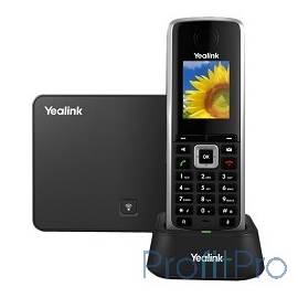 YEALINK W52P DECT Беспроводной телефон (база+трубка) HD звук, до 5 аккаунтов, цветной LCD-дисплей 1.8", поддержка PoE