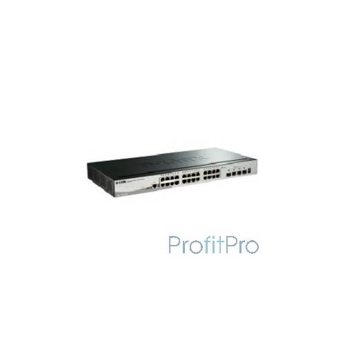 D-Link DGS-1510-28X/A1A PROJ Управляемый стекируемый коммутатор SmartPro с 24 портами 10/100/1000Base-T и 4 портами 10GBase-X S