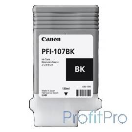 Canon PFI-107BK 6705B001 Картридж для iPF680/685/770/780/785, Черный, 130ml