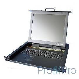 ProCase E1701 Консоль однорельсовая , 1 порт, LCD 17&apos&apos, single rail console, LCD D-Sub, USB, разрешение 1280*1024